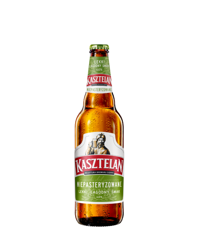 Piwo Kasztelan Niepasteryzowane 0,5L But zw