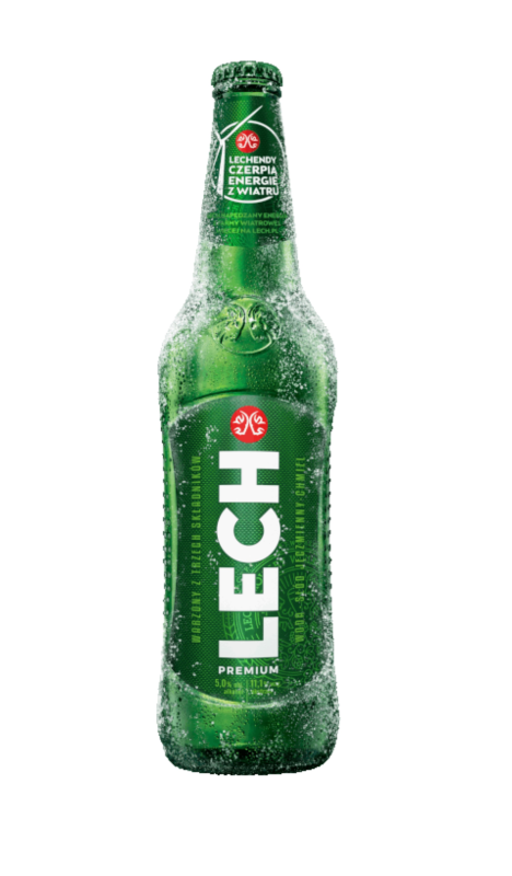 Piwo Lech Premium 0,5l but. zw.