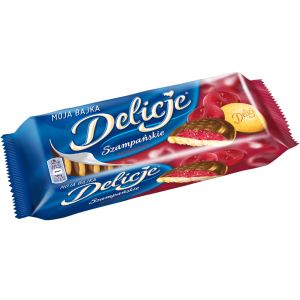 Ciastka Delicje Szampańskie Wiśniowe 147G