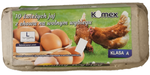Jaja  rozm. L 10szt. wolny wybieg Kosma