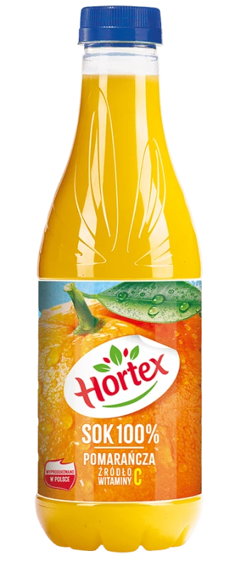 Hortex Sok 100% Pomarańcza 1L
