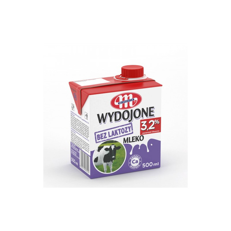 Mleko Wydojone Bez Laktozy 3,2% 0,5L