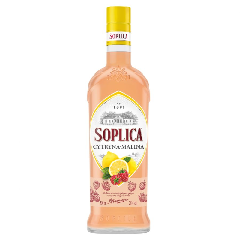 Wódka Soplica Cytryna-Malina 28% 0,5L