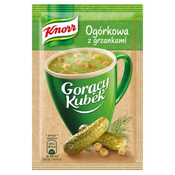 Zupa Gorący Kubek Knorr Ogórkowa z Grzankami 13G