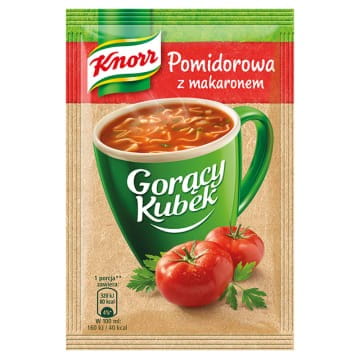 Zupa Gorący Kubek Knorr Pomidorowa z Makaronem 19G 2