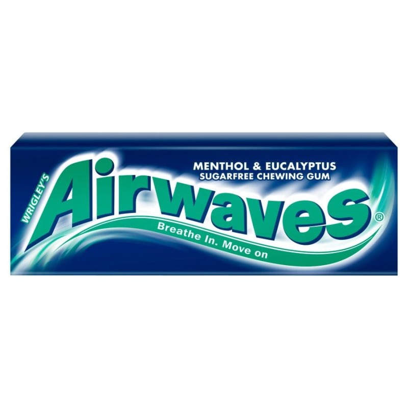 Guma Airwaves Menthol&amp;Eucalyptus 14G 10szt