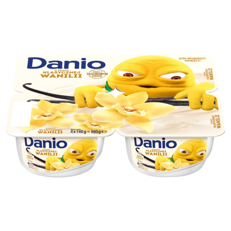 Serek Homogenizowany Danio Wanilia 4x130G