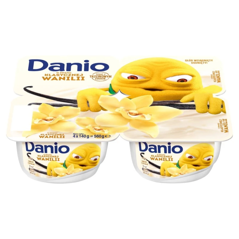 Serek Homogenizowany Danio Wanilia 4x130G