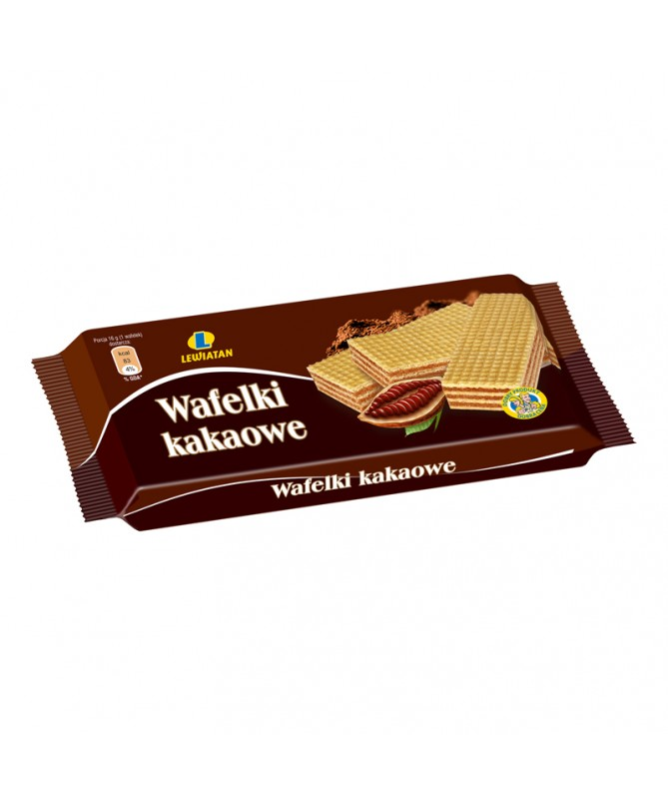 Wafelki Kakaowe Lewiatan 80G