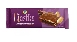 Ciastka Czekoladowo-Bakaliowe Brownie Lewiatan 145G