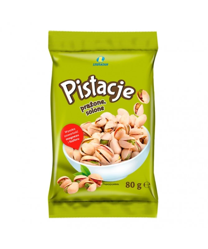Pistacje Prażone Solone Lewiatan 80G