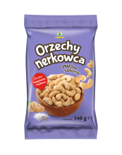 Orzechy Nerkowca Smażone Solone Lewiatan 140G