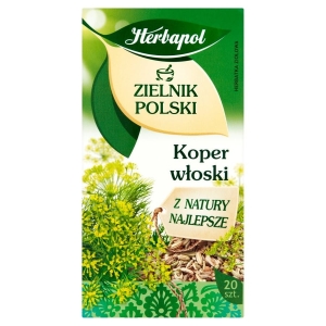 Herbapol Zielnik Polski Herbatka ziołowa koper włoski 40 g (20 x 2 g)