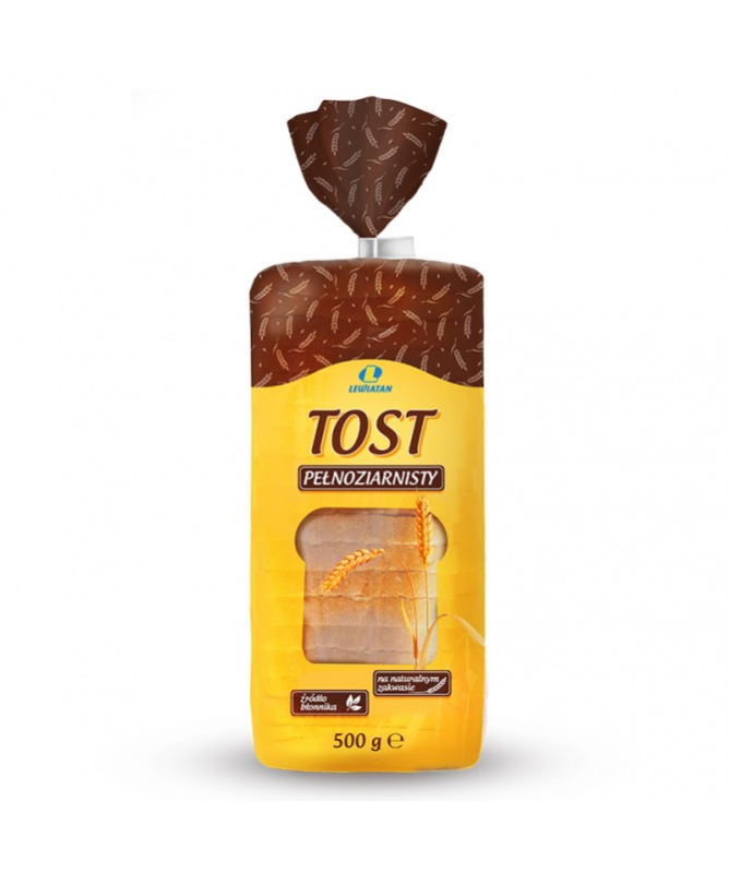 Chleb Tostowy Pełnoziarnisty Lewiatan 500G