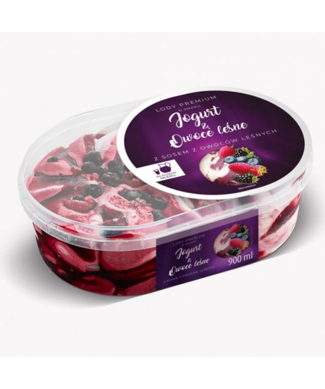 Lody Premium Jogurt&amp;Owoce Leśne 900ML