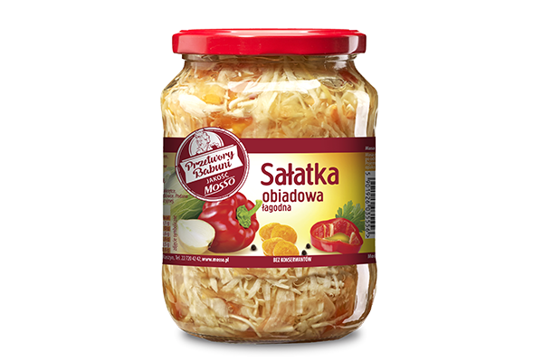 Sałatka Obiadowa Łagodna Mosso 640G