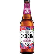 Piwo Okocim malina-borówka amerykańska 0,5l b/zw