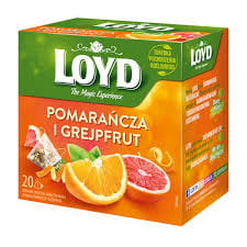 Herbata Loyd Pomarańcz-Grejpfrut 40G (20 Torebek)