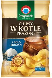 Chipsy W Kotle Prażone Z Solą Morską 125G