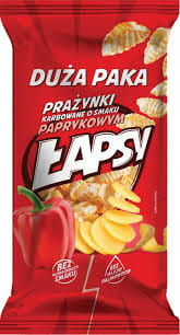 Prażynki Łapsy Paprykowe 110g