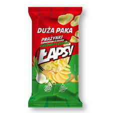 Prażynki Łapsy Zielona Cebulka 110g
