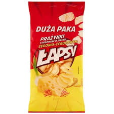 Prażynki Łapsy Ser Cebula 110g