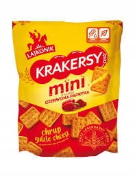 Krakersy Lajkonik Mini Papryka 100G