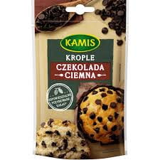 Posypka Krople Czekolada Ciemna 100G Kamis