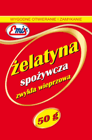 Żelatyna Spożywcza Zwykła  50G Emix