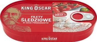 Filety Sledziowe W Sosie Pomidorowym 160g King Oscar