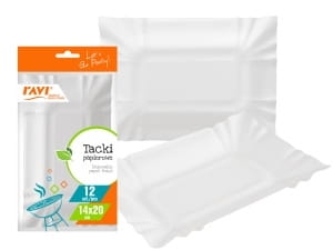 Tacki Papierowe 12szt Ravi
