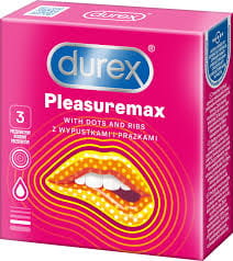 Prezerwatywy Durex Pleasuremax 3 sztuki