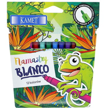 Flamastry 12 Kolorów Kamet