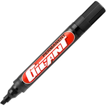 Marker Czarny Ścięty 1szt. Kamet
