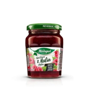 Herbapol Konfitura extra z malin o obniżonej zawartości cukru 240 g