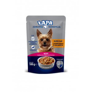 Karma dla Psa Łapa Kurczak Saszetka Lewiatan 100G