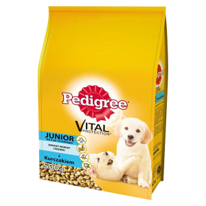 Karma Pedigree Junior z Kurczakiem 500G