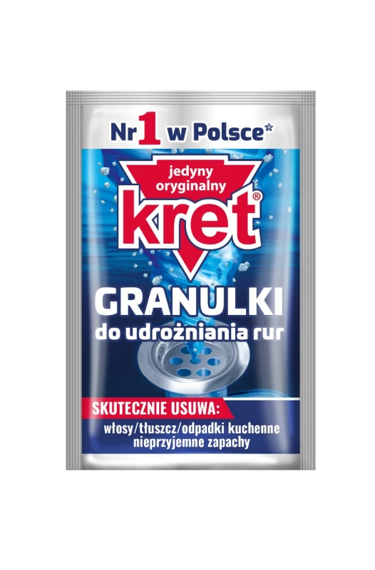 Granulki do udrożniania rur KRET 40g