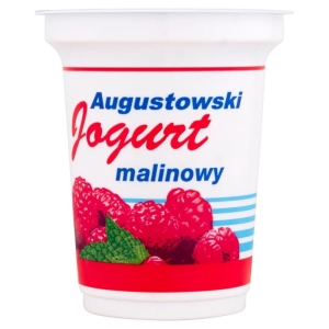 Jogurt Augustowski Malinowy 350G