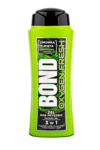 Żel pod prysznic Bond Limonka+Mięta 3w1 400ml