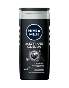 Żel pod prysznic Nivea Men Active Clean 3w1 500ml