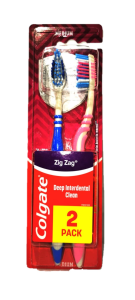 Szczoteczka do zębów Colgate Zig Zag dwupak średnia