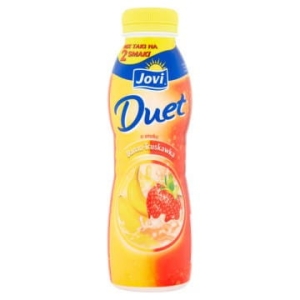 Jogurt Jovi Duet Banan-Truskawka 350G