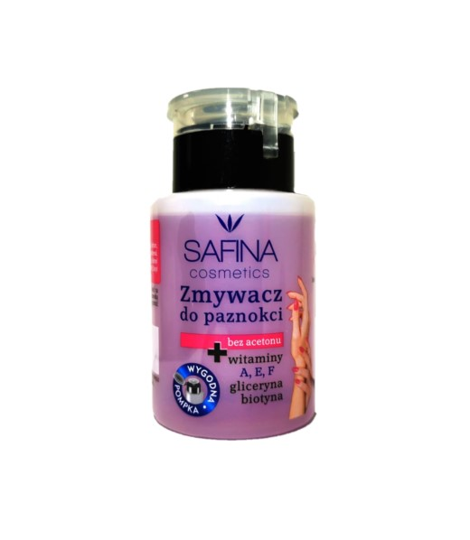 Zmywacz do paznokci Safina bez acetonu 150ml
