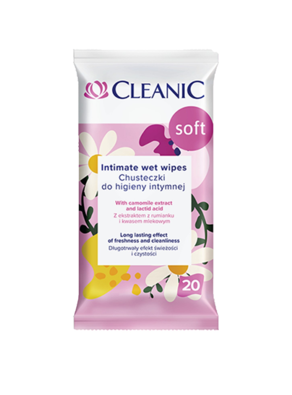 Chusteczki do higieny intymnej Cleanic Soft 20szt.