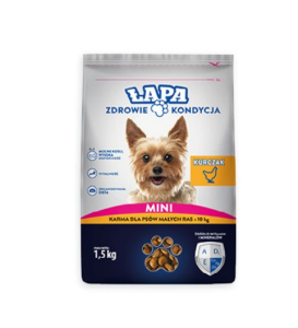 Karma dla psów Łapa Zdrowie kurczak sucha 1,5kg Lewiatan