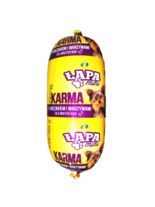 Karma dla psów Łapa drób/warzywa baton 450g