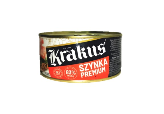 Szynka Premium Krakus 300g konserwa