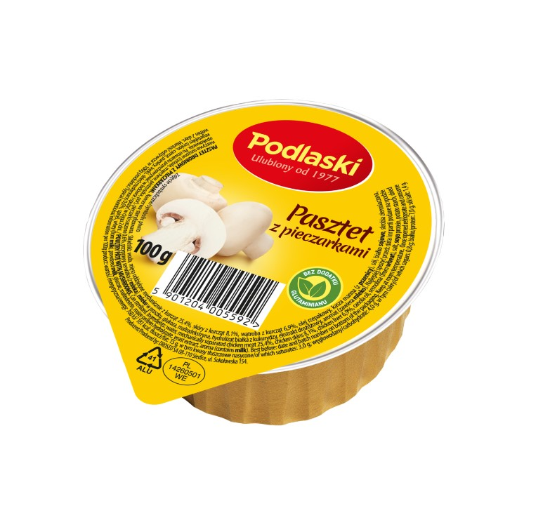 Pasztet Podlaski z pieczarkami 100g Drosed