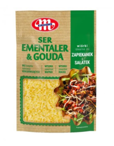 Ser wiórki Ementaler &amp; Gouda Mlekovia 100g